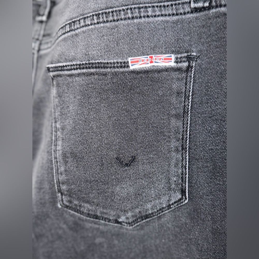 Hudson Jeans Women's Gray Wide Leg Flare Jeans - Picture 5 of 7